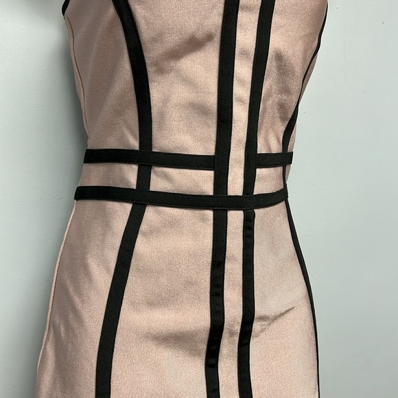 Wynwood Couture Strapless Fitted Corset Trimmed Dress Size Large - Picture 3 of 13